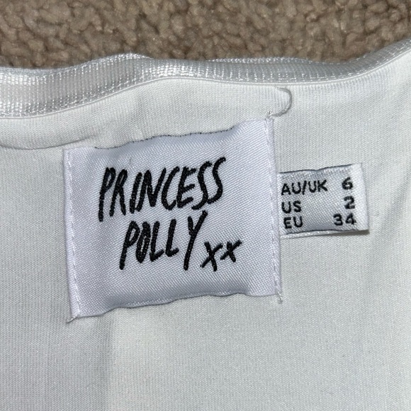 PRINCESS POLLY MYLOR STRAPLESS TOP WHITE - Picture 12 of 12